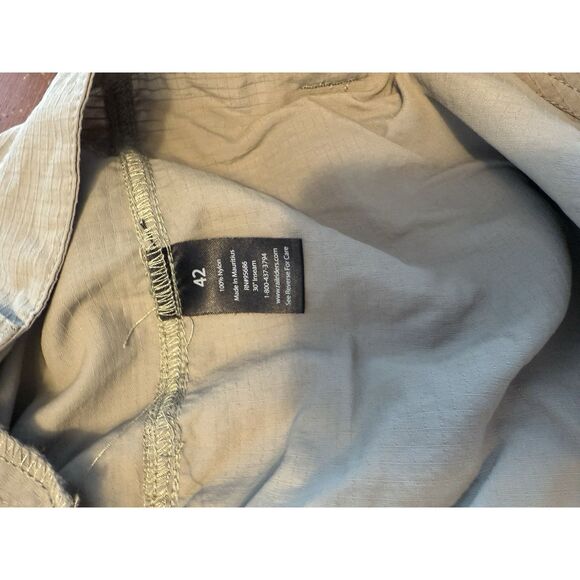 Rail Riders Men’s Convertible Sage Green Ripstop Nylon Pants 42” x 29” - Picture 6 of 12